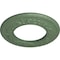 Ekena Millwork Salem Ceiling Medallion (Fits Canopies up to 7 1/8"), 13 1/4"OD x 7 1/8"ID x 7/8"P, Athenian Green CM13SAAGF - alternate 2